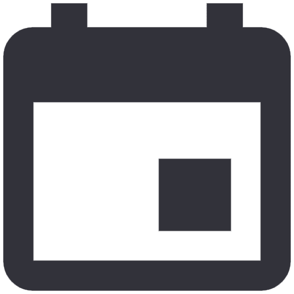 Button to open calendar